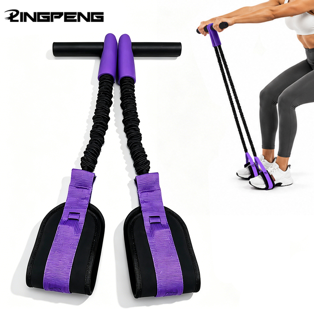 Pilates Yoga Board - อุปกรณ์ซิทอัพมืออาชีพ สายยางยืดออกกำลังกายอเนกประสงค์ สายยืดออกกำลังกายแบบมีแรงต้าน สายยางยืดสำหรับฝึกกล้ามเนื้อหน้าท้อง สายยางยืดสำหรับออกกำลังกายโยคะ