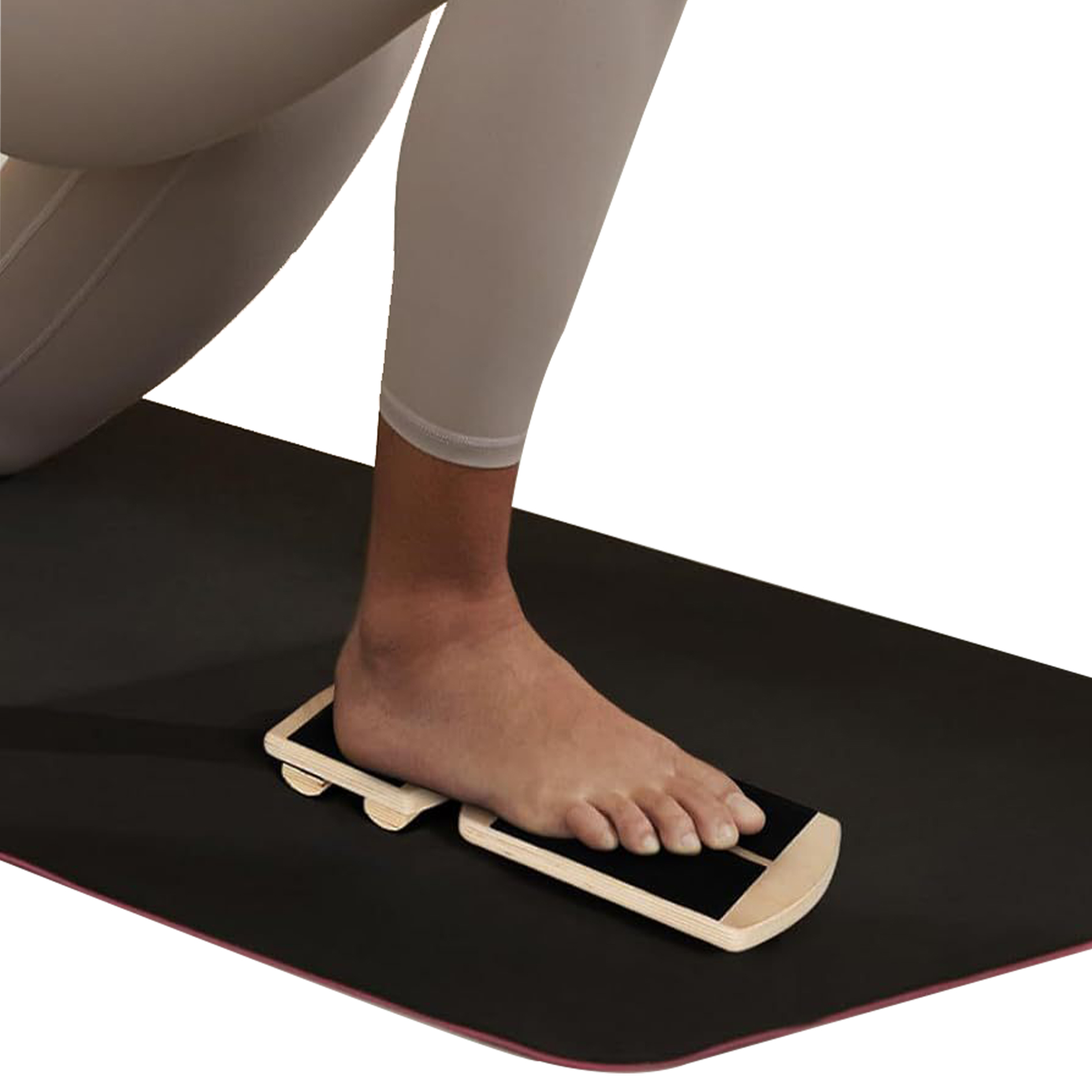 Pilates Yoga Board - กระดานทรงตัวข้างเดียว Skyhope-D สำหรับฝึกความแข็งแรงของข้อเท้าและฝ่าเท้า เหมาะสำหรับการฝึกพิลาทิส โยคะ และการออกกำลังกายเพื่อความมั่นคงของเอวและร่างกาย