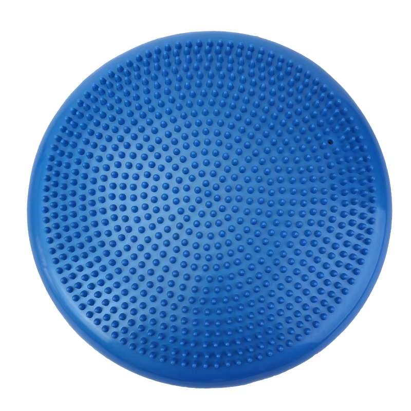 Exercise Disc Inflatable - แผ่นรองทรงตัวสำหรับเด็ก แผ่นรองนวด ลูกบอลโยคะ ลูกบอลออกกำลังกายแบบเป่าลม อุปกรณ์เสริมสำหรับฟิตเนส บอลฝึกความสมดุล