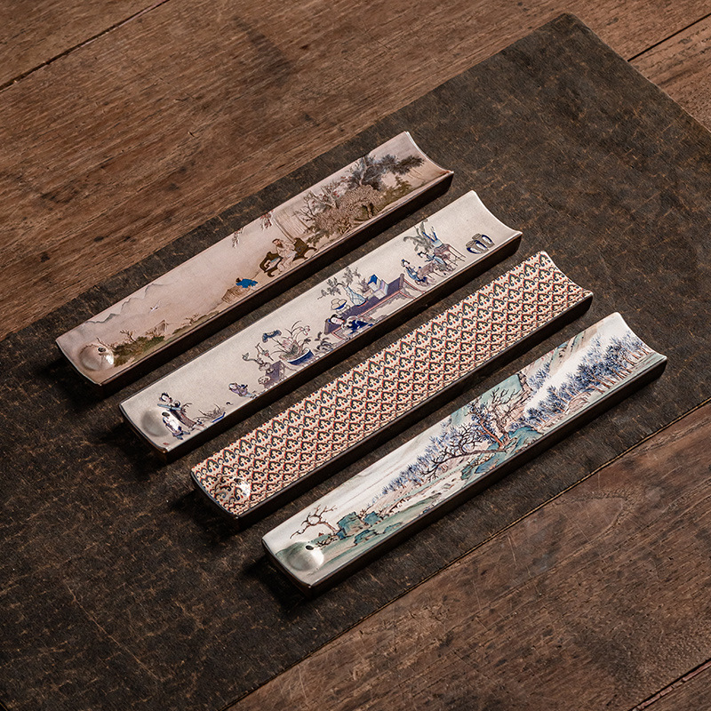Pilates Yoga Board - กระถางธูปเซรามิกเคลือบธูปทำด้วยมือของเซนที่บ้าน/การศึกษา/สำนักงาน/ห้องชา/อุปกรณ์โยคะห้องน้ำมันหอมระเหย