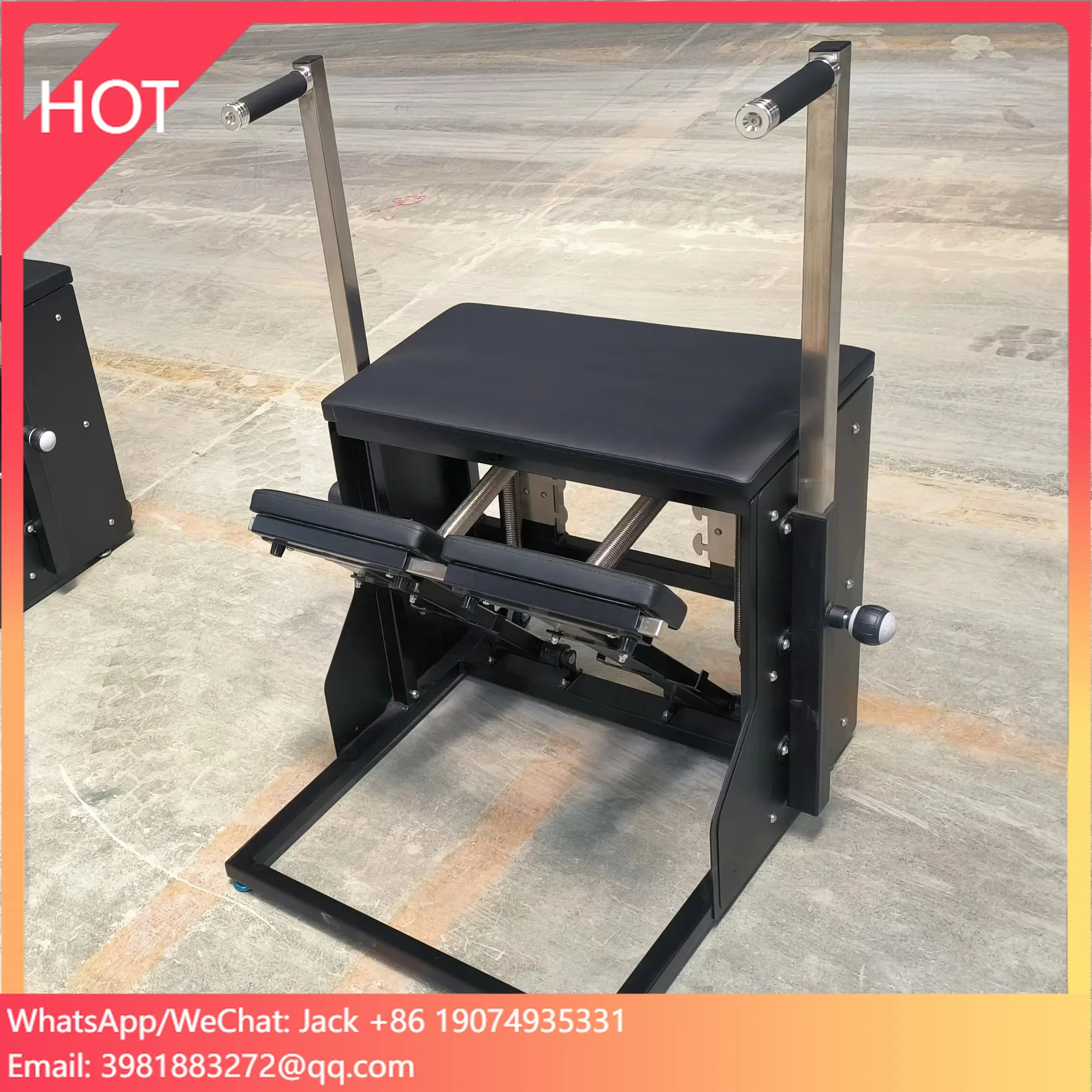 Pilates Chair Wunda - เก้าอี้พิลาทิสแบบมีพนักพิง รุ่นวันด้า คอมโบ สำหรับใช้ในโยคะและพิลาทิส