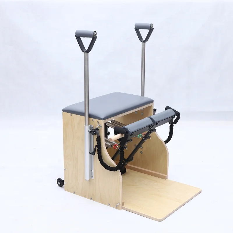 Pilates Chair Wunda - อเมริกาโยคะสตูดิโอ จำหน่ายเก้าอี้โยคะพิลาทิสคอมโบ รุ่น Wunda Stability ฐานเหล็กสปริง