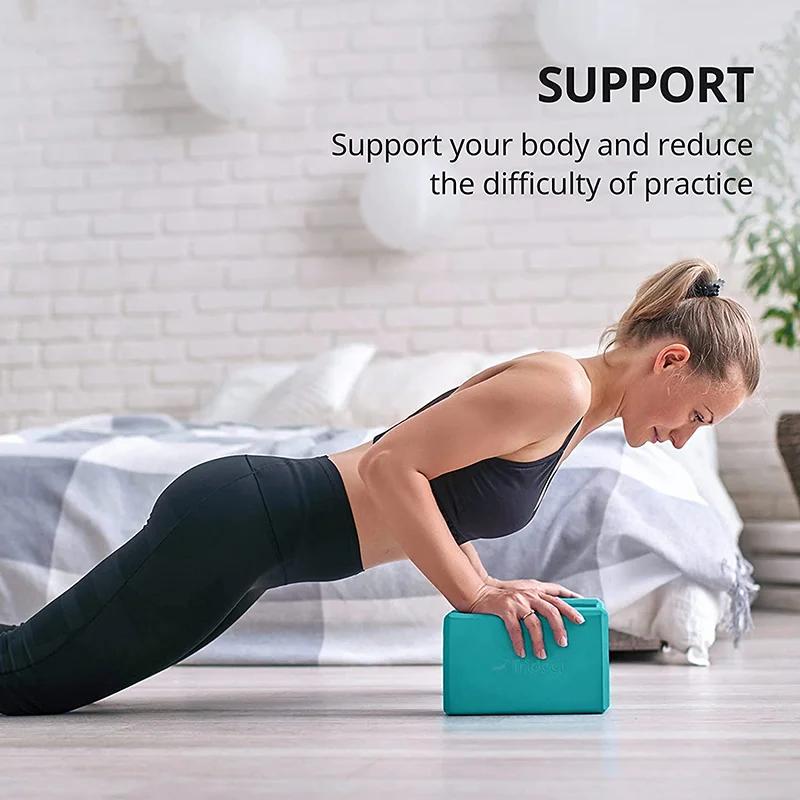 Mat Pilates Yoga - บล็อกโยคะ คิวบ์ บล็อกพิลาทิส เสื่อเสริมแรง อุปกรณ์โยคะ อุปกรณ์ออกกำลังกาย