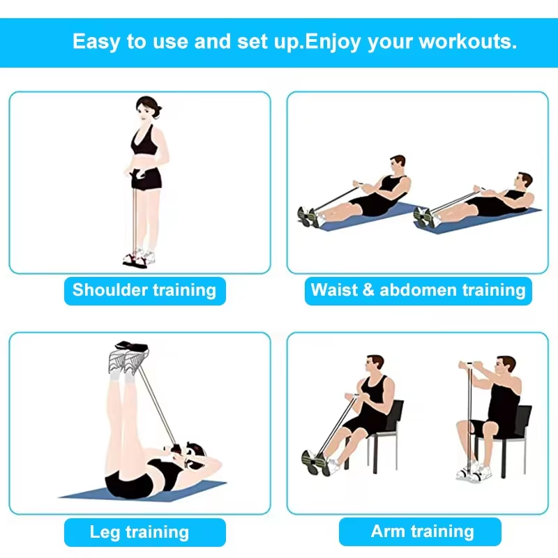 สายยางยืดออกกำลังกาย 4 เส้น พร - Pilates Yoga Board บทวิจารณ์และราคา