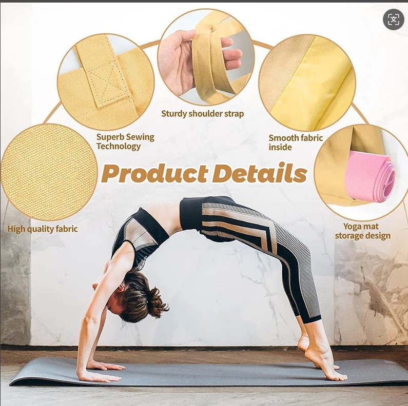 กระเป๋าโยคะอเนกประสงค์ กระเป๋า - Mat Pilates Yoga บทวิจารณ์และราคา