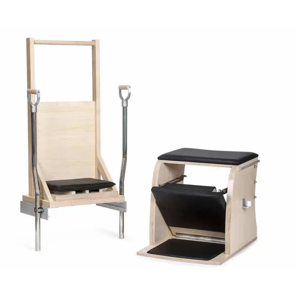 อุปกรณ์ออกกำลังกายโยคะแบบพกพาค - Pilates Chair Wunda บทวิจารณ์และราคา