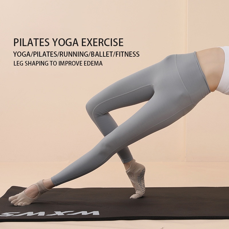 ถุงเท้าพิลาทีสห้านิ้วสำหรับผู้ - Fitness Yoga Pilates บทวิจารณ์และราคา