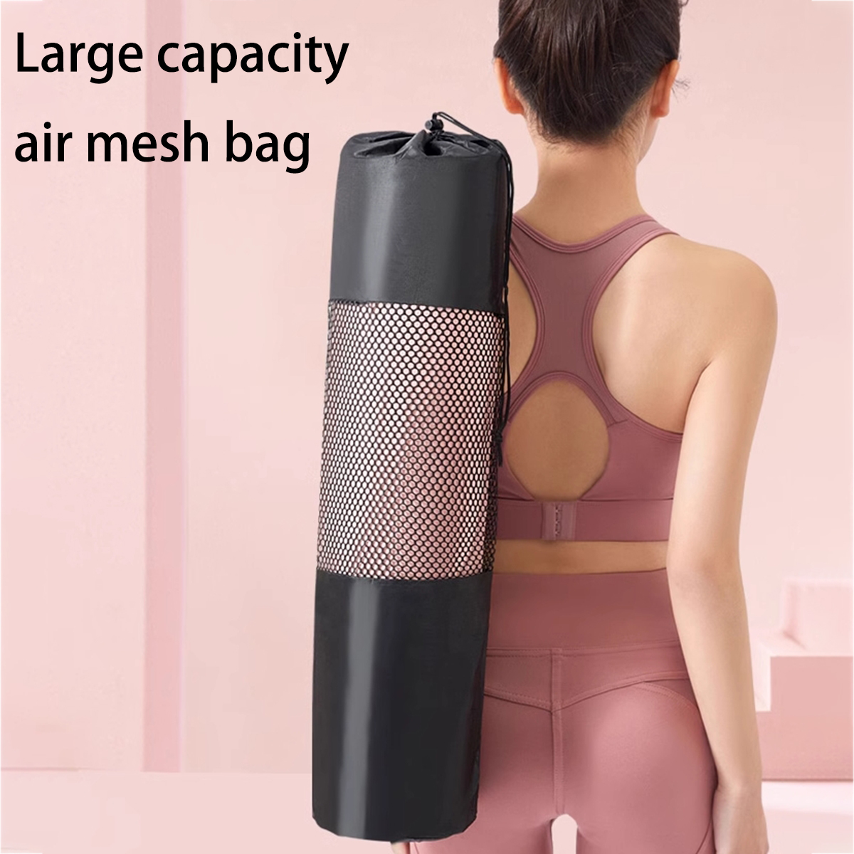 กระเป๋าตาข่ายใส่เสื่อโยคะแบบระ - Fitness Yoga Pilates บทวิจารณ์และราคา