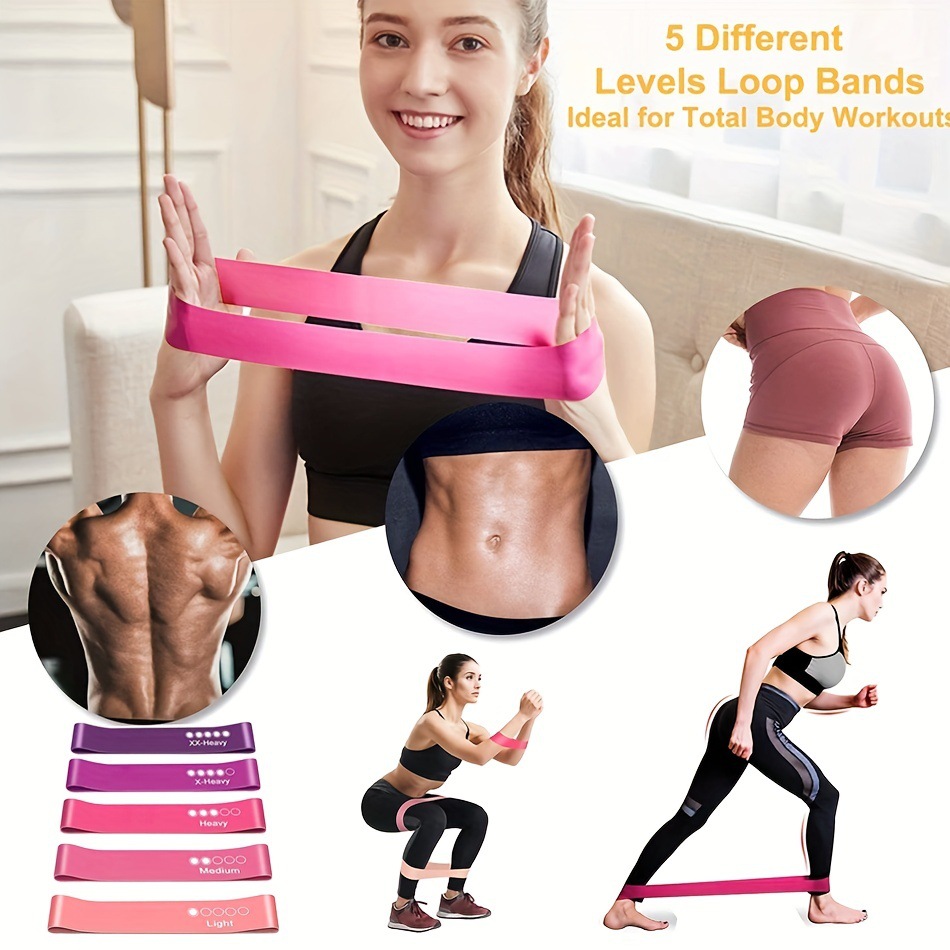ชุดยางยืดออกกำลังกาย 5 ชิ้น ยา - Pilates Yoga Board บทวิจารณ์และราคา